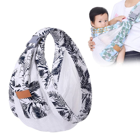 ICRPSTU Summer Breathable Baby Carrier - Adjustable 3D Mesh Baby Carrier Wrap with