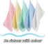 6Pack 20''x10'' 100% 6 norinori Baby Burp Cloths Muslin Washcloths - Muslin Burp Cloths Large Extra Soft Absorbent Baby