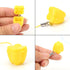 KH866 60 Pcs Tooth Necklaces for Lost Teeth Tooth Holder Necklaces with Container Case, Milk Tooth Saver Storage Box