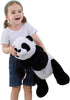 5 lbs 24" JellyMallow Weighted Stuffed Animals Panda Plushie, Cute Panda Weighted Plush Pillow Giant Stuffed Animals