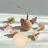 Cute Silicone Pacifier Holder Case for Travel - Milk Tea Color