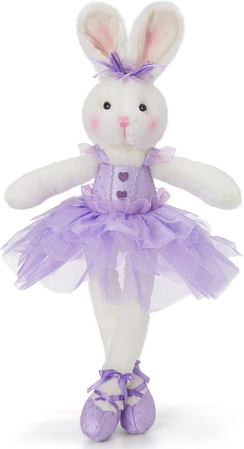 WEWILL 20 Ballerina Bunny Stuffed Animal Ballet Rabbit Doll Adorable Soft Long