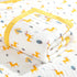 FCTREE Stroller(Zoo,43" 59" Baby Blanket Unisex Swaddle Wrap Soft Cot Muslin Swaddle Blankets,Nursery Bed Throw Blanket
