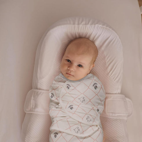 3-Pack, 03 Baby Swaddle Sleep Sacks Newborn Organic Cotton Swaddle Wraps with Adjustable Wings, Breathable Swaddling