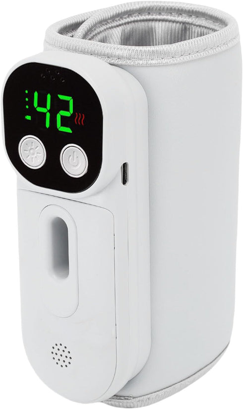 Changor Milk Bottle Warmer Fast Heating Accurate Temp Control for Home Outdoor Travel, ABS Leather Material