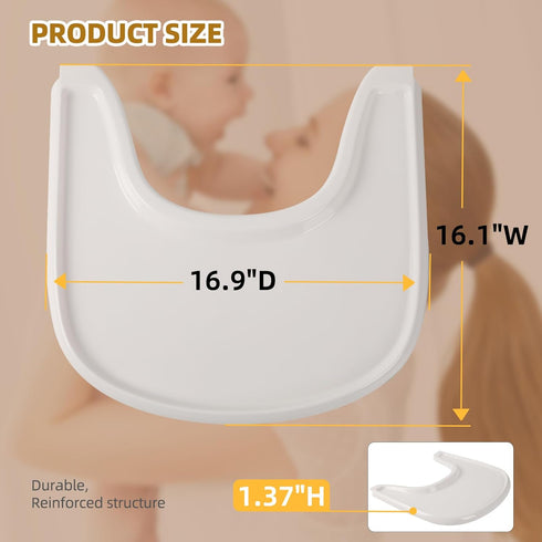 High Chair Tray for Stokke Tripp Trapp - Baby Bottle Compatible