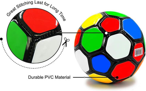 Aoneky Mini Soccer Toys for Kids Aged 1-3 Years Old (Multi Color)