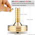 Settles DST-827 DjuiinoStar Premium Brass Spinning Top: Deeply Engraved Long Grip, Long Spin Time, Down Quickly