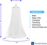 Hammocks, 75-31215 Trademark Global Mosquito Repelling Net for Beds, and Cribs - Insect Protection Hanging Canopy