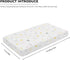 Streeyiu 52x28x8 Crown Baby Crib Sheets for Boys Girls Cute Crown Fitted Crib Sheet for Standard Crib and Toddler