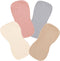 LOUYENOUS Cotton Burp Rags for Newborns 4pcs Set Soft Muslin Cloths Absorbent Baby