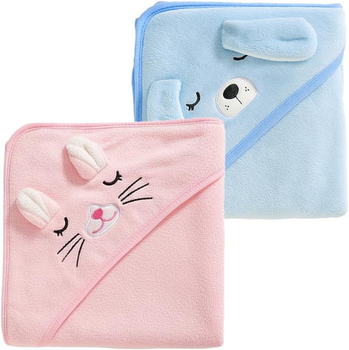 Made by Kalos Kalos Baby Towel Set with Hood for Girls, Boys - Soft, Absorbent,