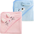 Made by Kalos Kalos Baby Towel Set with Hood for Girls, Boys - Soft, Absorbent,