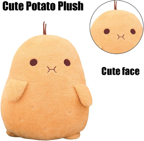 Labauxite (12.9in) Cute Potato Plush Toy Kawaii Potato Stuffed Doll Soft Stuffed Food Potato Plushie Pillow Toys Doll