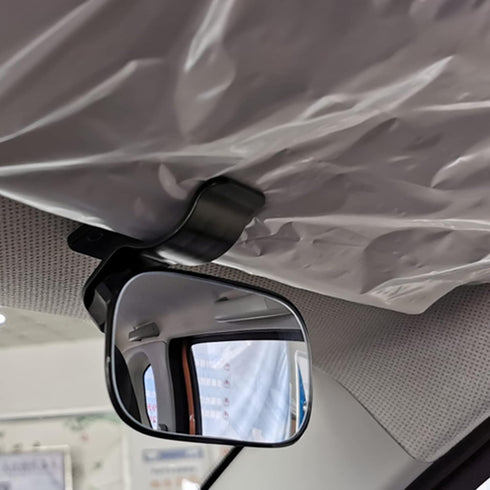 Universal Car Interior Rearview Baby Mirror, Wide Angle Convex Clip-on Mirrors for Viewing Rear Passengers