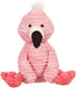 Apricot Lamb Toys Plush Corduroy Flamingo Stuffed Animal, Soft Cuddly 8.5 Inches Perfect for Child