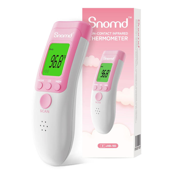 Digital Non-Contact Infrared Forehead Thermometer for Adults and Kids, 3 in 1 Medical Thermometer with Backlight