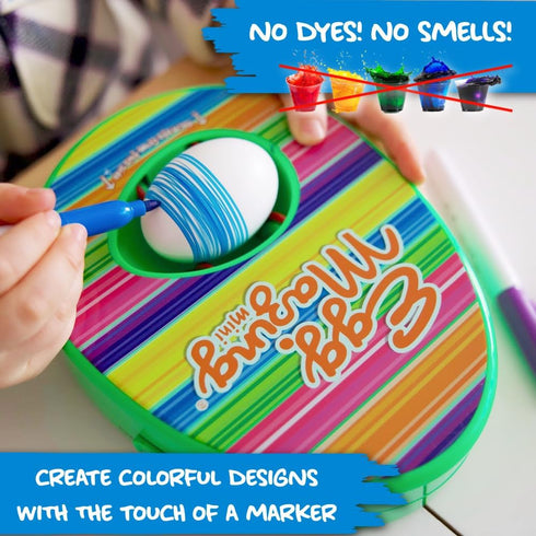 Set 6 3 [Packaging EggMazing Easter Egg Mini Decorator Kit Arts and Crafts - Includes Egg Decorating Spinner