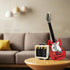 HJPLPXH Set, Rock Guitar Interactive Building Block Creative Construction Model Toy with Display Stand, DIY Collectible