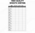 GSE 100-Pack 7" x 5" Canasta Score Pads with Game Instructions for Classic Canasta