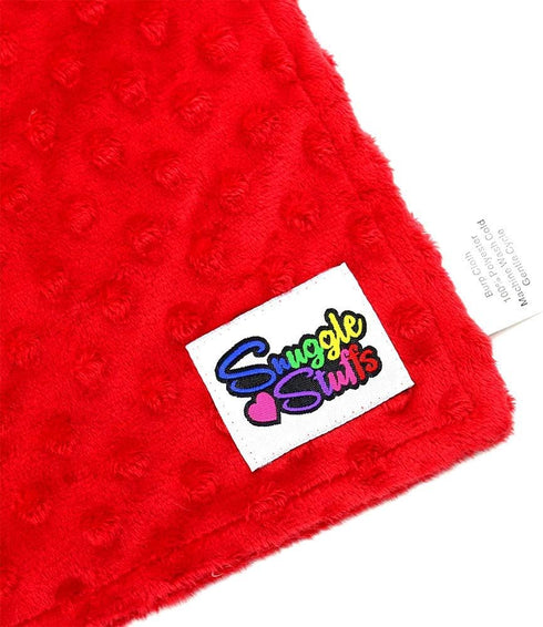 Snuggle Stuffs 5 Pack Baby Minky Dot Burp Cloths - Rainbow