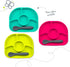 bbluev Yuemi Food Grade Silicone Suction Plate & Spoon Set - BPA-Free, Microwave & Dishwasher Safe