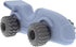 Nuby Silicone Teether Toy for Babies Textured Teething Car with Moving Wheels, Easy to Hold, Soothes Sore Gums