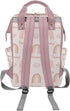 Cowcute Mommy Mommy Personalized Nursing Bags Baby Girl Diaper Bags, with Name Custom Nursing Baby Bags Rainbow Pink