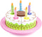 13 Piece Wood Happy Birthday Cake Set| Cake, Candles, Serving Tool &