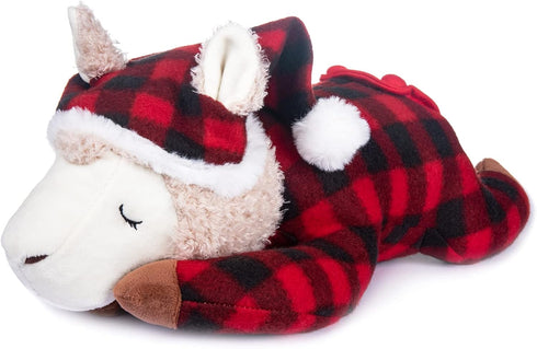 My OLi 15" Alpaca Stuffed Animal, Llama Plush Toy Wearing Pajamas, Soft Bedtime Gifts for Babies Kids