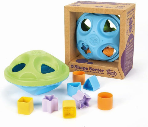 Green/Blue Green Toys Shape Sorter for 6 months +