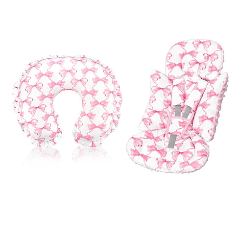 Infant Car Seat Insert, Soft Baby Car Seat Head & Body Support