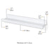 17 Inch Set 4 Wallniture Denver Wall Mounted Floating Shelves for Nursery Decor - Kids Room Bookshelf Display - Picture