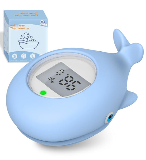Baby Bath Tub Thermometer for Infant - Bathtub Water Temperature Room Thermometer, Safety Floating Bathing Toy