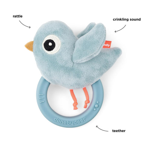 Done by Deer Bijtring in Blue - Perfect for Teething