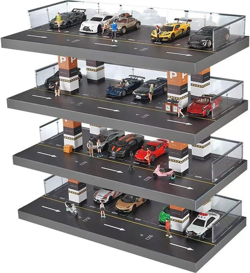 1/64 Die-cast Car Display Case, Alloy Car Model Display Box, Transparent Acrylic Dustproof Display Case for Hot Wheels