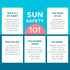 50, 2.5 Oz Coppertone Kids Roll On Sunscreen Lotion SPF Tear Free Kids Sunscreen with Blue Color and Zinc Oxide Sun
