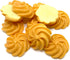 Aliotech 12PCS Mini Artificial Biscuits Fake Cookies Simulation Realistic Dessert Crackers for Home Kitchen Decor