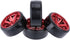 GoolRC 1/10 Drift Car Tires Hard Tyre Replacement Set of 4 for Traxxas HSP Tamiya HPI Kyosho On-Road Drifting (Red)