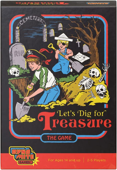 Cryptozoic Entertainment Let’s Dig for Treasure - Push-Your-Luck Card Game - 2-5 Players - Dynomite Games - Steven