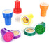 Plastic Stamps for Kids, LUCKYBIRD Self Inking Goofy Smile Silly Face Stamps Set, 6 Count