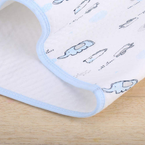 Waterproof Portable Changing Pads, Breathable Baby Diaper Liners, Cotton Urine Mat, Washable Reusable Blue