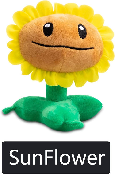 Maikerry 1 PC Plush Toy Doll, PVZ Stuffed Figure Sunflower, Great Gifts for Kids and Fans