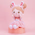 OUOZZZ Soft Baby Doll for Girls - My First Baby Doll Birthday Gifts for Girls Plush Rag Dolls Bunny Pink Dress Toy for Toddlers Kids Infants 15"