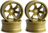 4Pcs 63mm RC Drift Car Tires, Hard Tyres Plastic Wheel Rims for 1/10 Traxxas HSP Tamiya HPI Kyosho