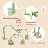 6 12 18 Baby High Chair Suction Toys Teething Chew - Baby Teething Toys Silicone Teethers Table Toys, Food Grade