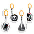 KAKIBLIN Baby Hanging Rattle Toys, 4 Pack Soft Squeaky Toys for 0-6 Months Newborn Infant Car Seat Travel