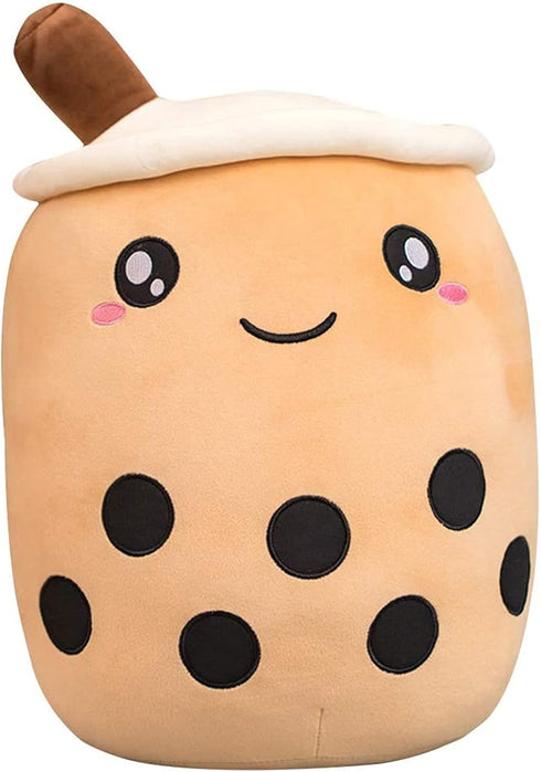 VHYHCY Cute Stuffed Boba Plush Bubble Tea Food Milk Cup Plushie Pillow
