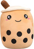 VHYHCY Cute Stuffed Boba Plush Bubble Tea Food Milk Cup Plushie Pillow