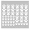 49 Pieces/Set Dog Paws Wall Decals - Vinyl Pawprints Sticker Animal Footprint Wall Art for Kids Nursery Bedroom (White)